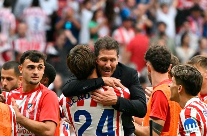 Atlético Madrid weckt mit einem Sieg über Real Madrid neue Hoffnungen auf den Wiederaufstieg Atlético Madrid weckt mit einem Sieg über Real Madrid neue Hoffnungen auf den Wiederaufstieg